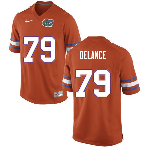 Men #79 Jean DeLance Florida Gators College Football Jerseys Orange